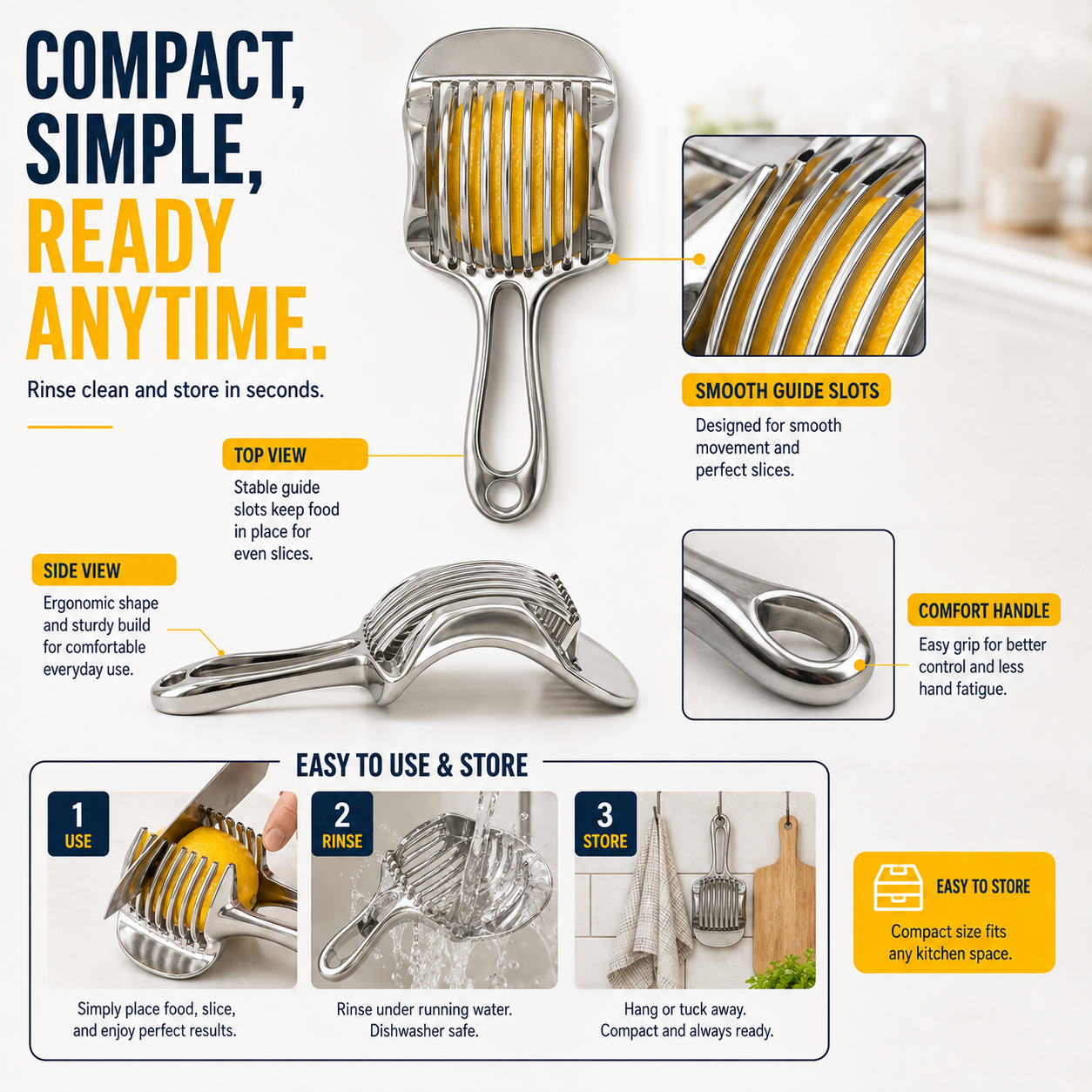 🍅 Kitchen Food Slicing Guide for Fruits & Vegetables 🔪