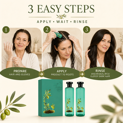 Long-Lasting Botanical Essential Oil Hair Dye