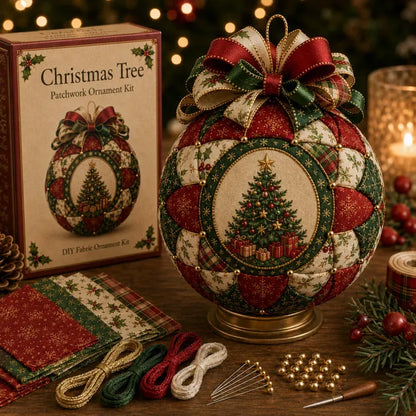 🎄Beginner-Friendly DIY Christmas Patchwork Ornament Kit Collection💕