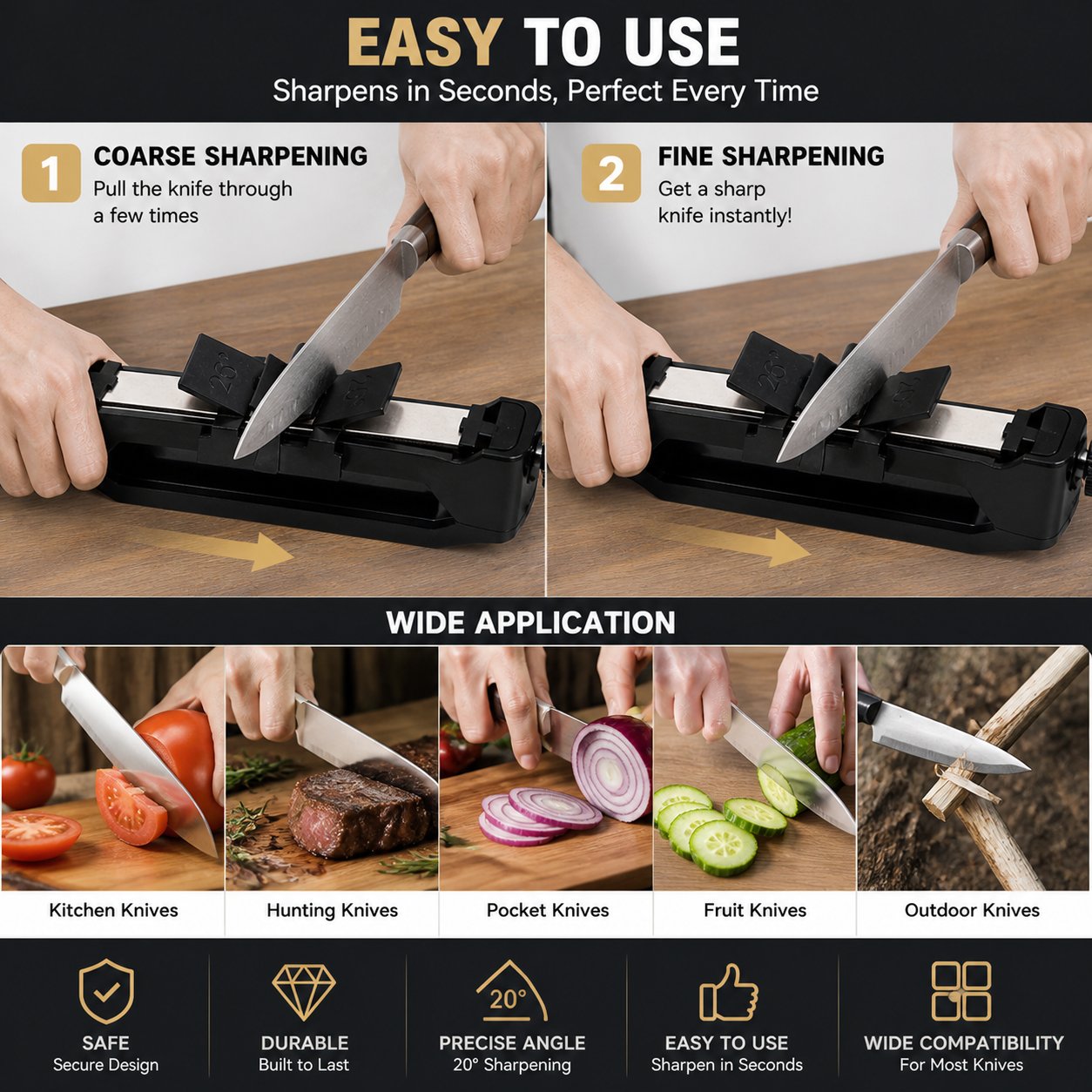 🛠️🔪Portable Knife Sharpener