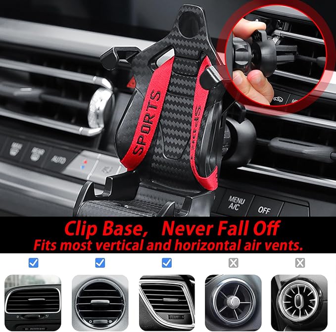 Car Racing Seat Shape Phone Holder