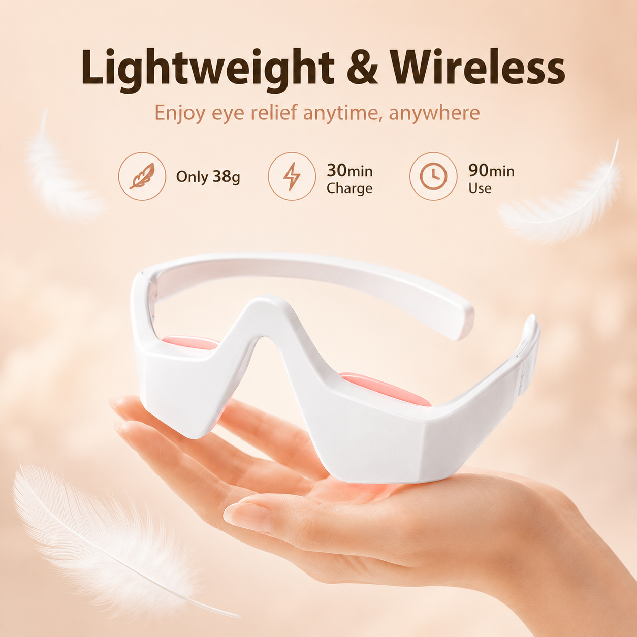✨ Under Eye Red Light Therapy Device – Restore Bright, Refreshed-Looking Eyes