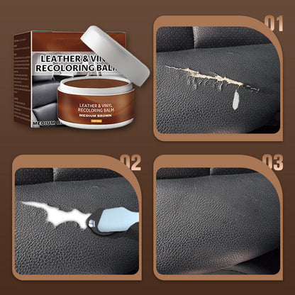 🛋️ Magic Leather Repair Paste – Restore Color & Fix Scratches on Couches, Car Seats & Bags