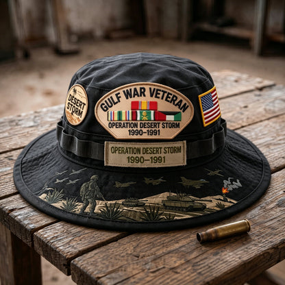 🇺🇸 Last Day Promo: 50% OFF 🎖️ - Gulf War Veteran Desert Storm Tribute Boonie Hat