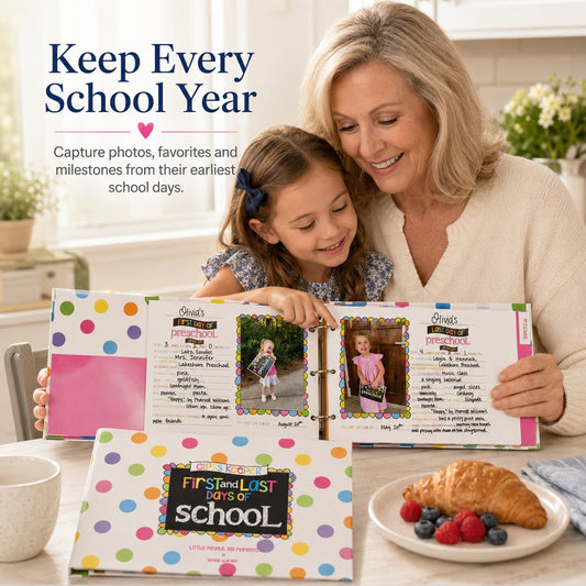 🔥LAST DAY 50% OFF - 📚First & Last Day School Memory Keepsake Binder