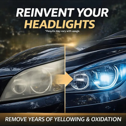 🔥🚗 Car Headlight Repair Fluid✨ – Specially Designed for Oxidized, Yellowed, and Blurry Headlights 💡
