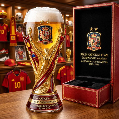 Spain 2026 World Cup Champion Commemorative Glass
