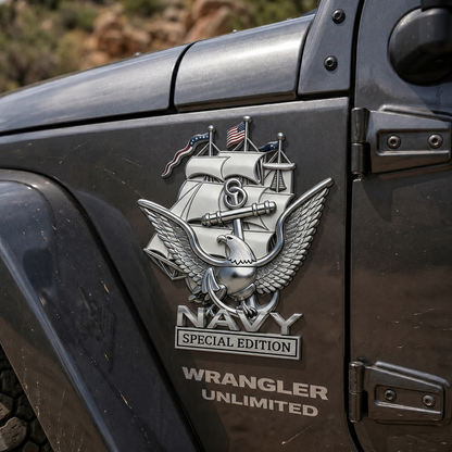 U.S. Navy Special Edition Metal Vehicle Badge, 🔥Buy 2 FREE SHIPPING