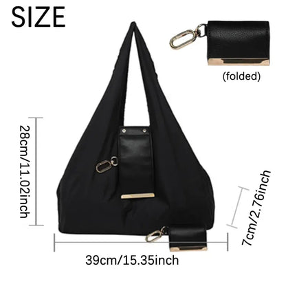 🛍️ Fold & Go! Keychain Tote Bag – Your Pocket-Sized Shopping Hero ♻️✨