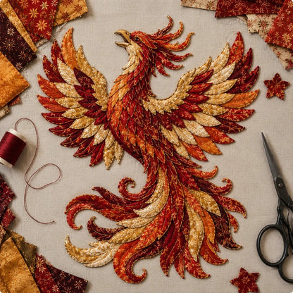 🌙 Beginner-Friendly Mythic Wilds DIY Patchwork Art Kit – Complete Sewing Craft Set 💕