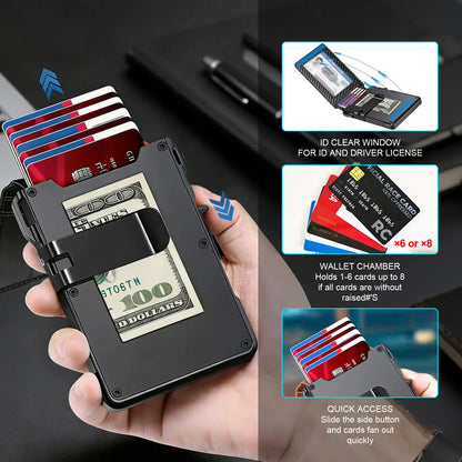 “Last Day! 50% OFF 🔥 Men's Multi-functional Business Wallet”.