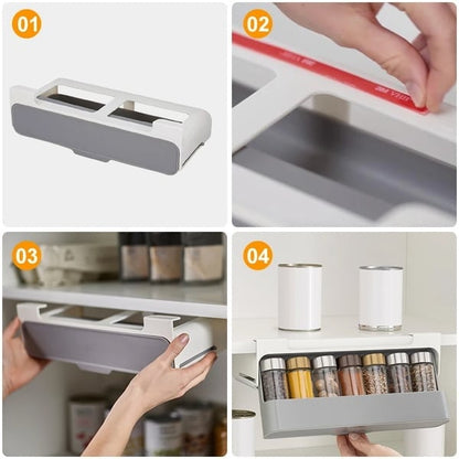 Under-Shelf Spice Rack