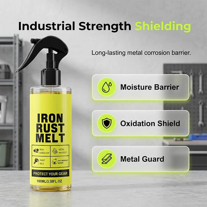 🛠Factory direct sale, genuine 50% off!✨One-click remove old rust!Iron Rust Melt Spray