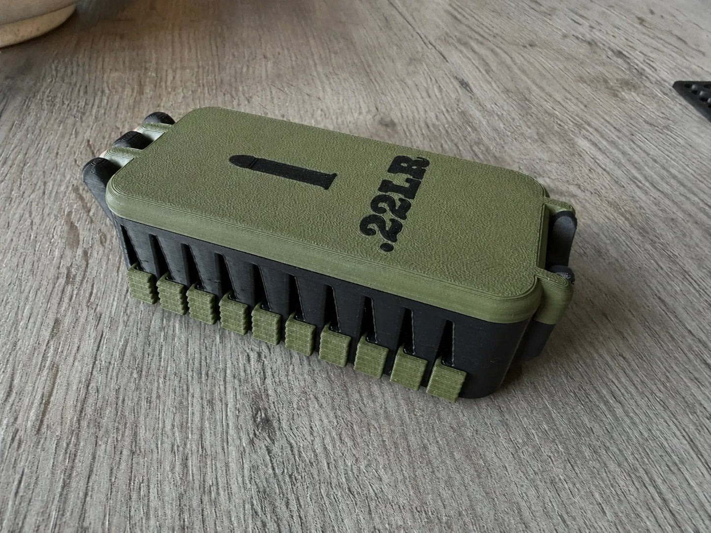 💥🔥Quick Access Ammo Storage Box – 50 Round Lift-Up Design Cartridge Organizer for Range & Storage