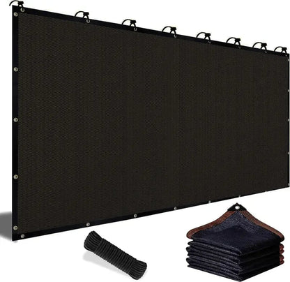 🎖️90% Blackout Cloth (Black) - 10 x 13ft UV-Resistant Shade Net with Reinforced Rivets