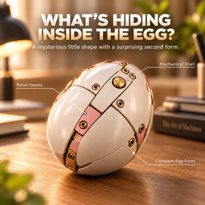 🦄 2-in-1 Transforming Mechanical Unicorn Egg – Winged Fantasy Figure🥚