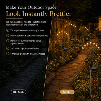 🔥 HOT SALE 49% OFF-Solar Firefly Garden Lights
