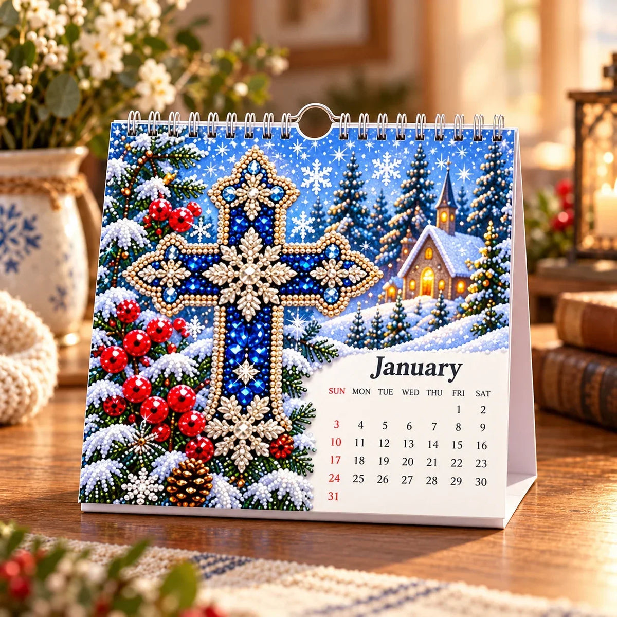 ✝️💎 2027 Faith & Blessings DIY Diamond Art Calendar Kit (📦Buy 2 Free Shipping)
