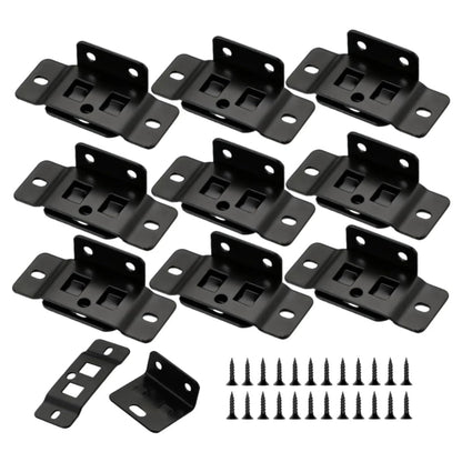 10 Pack Quick Fitting Furniture Joint Bracket with Screws