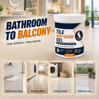 🏠 Anti-Slip Tile Grip Gel – Reduce Slippery Floors Fast with Quick-Dry Formula 💧