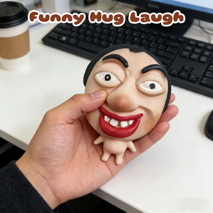 Refillable GrumpFace Sensory Squishy Toy for Stress Relief