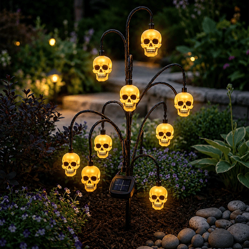 🔥 Limited Time 50% OFF 🎃✨ Halloween Solar Tree Stump Light – Add Spooky Magic to Your Garden Night! 👻🌙