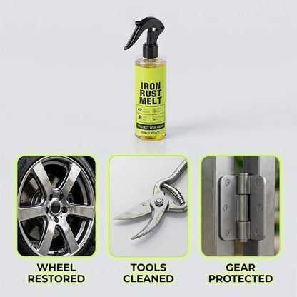 🛠Factory direct sale, genuine 50% off!✨One-click remove old rust!Iron Rust Melt Spray