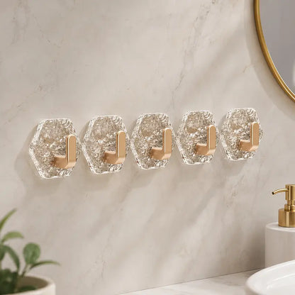 🔥 50% OFF | ✨Invisible Self-Adhesive Storage Hooks 🛠️ Clean, Drill-Free Organization