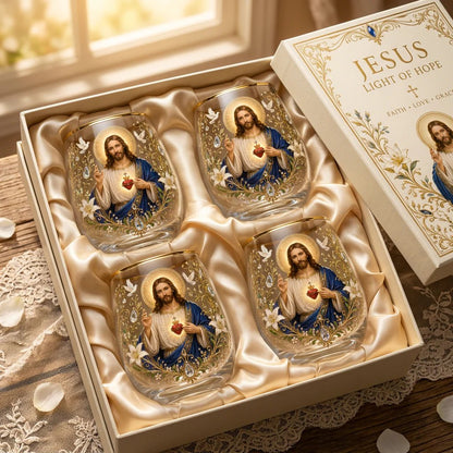 🙏✝️ 2026 Limited Edition “Morning Prayer” Glass Tea Cup ☀️☕ – Faith & Serenity Collection