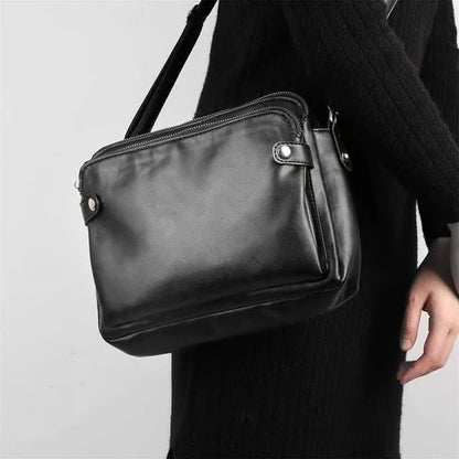 🔥LAST DAY 49% OFF- Three-Layer Leather Crossbody Shoulder Bag