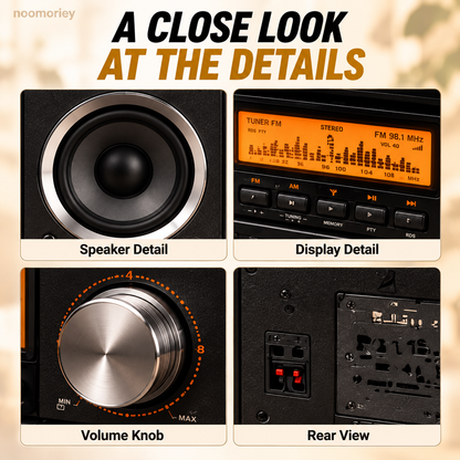 🎵📻 Mini Retro Stereo System – Classic Hi-Fi Style Desktop Collectible