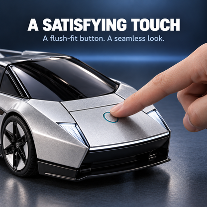 45% OFF🏎️Silver 2-in-1 Transforming Sports Car🏎️ & Robot – Futuristic Mecha Figure