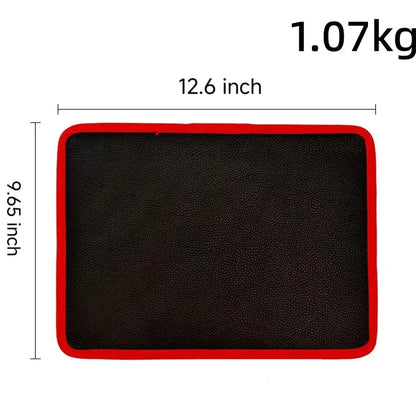 Magnetic Tool Mat & Holder | 12.8"x9.8" Flexible Magnetic Tray for Garage Workshop, Scratchproof PVC Surface with Non-Slip Grip | Auto Repair, Toolbox Organizer for Mechanics & DIY fathersdaygift