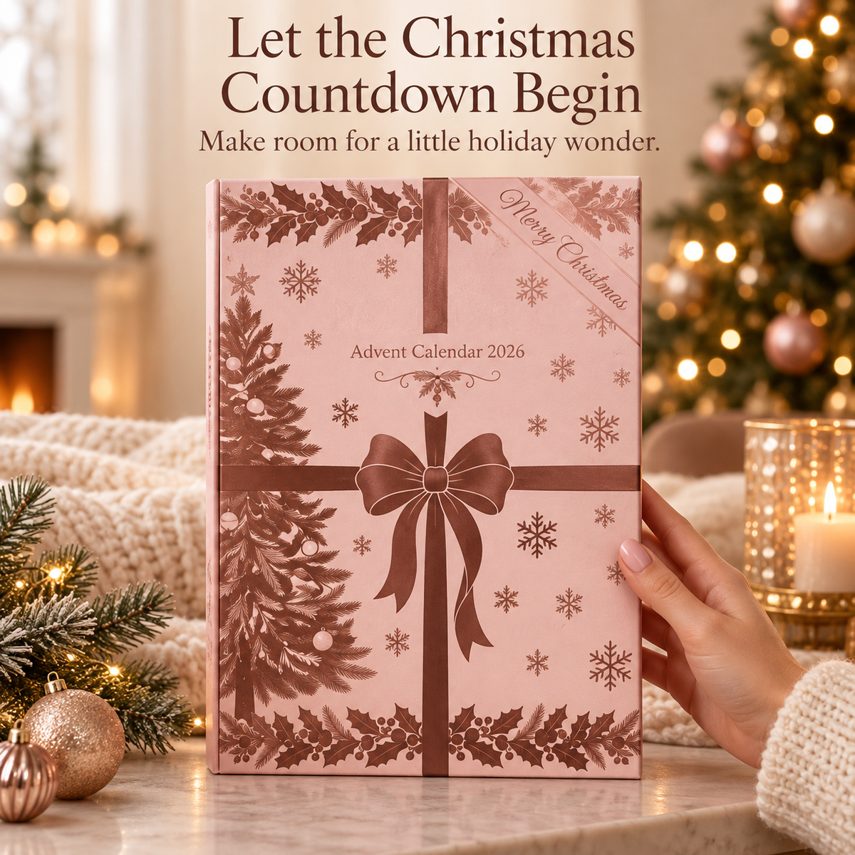 🎀 50% OFF Pink Jewelry Advent Calendar – 25 Days of Christmas Surprises for Her 💕