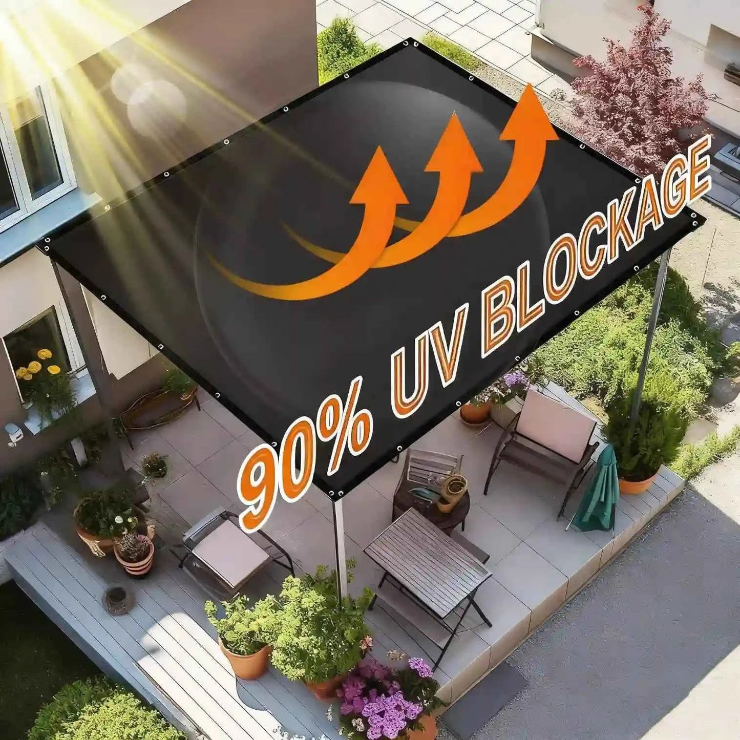 🔥LAST DAY DISCOUNT🔥 Heavy Duty Sunblock Shade Cloth