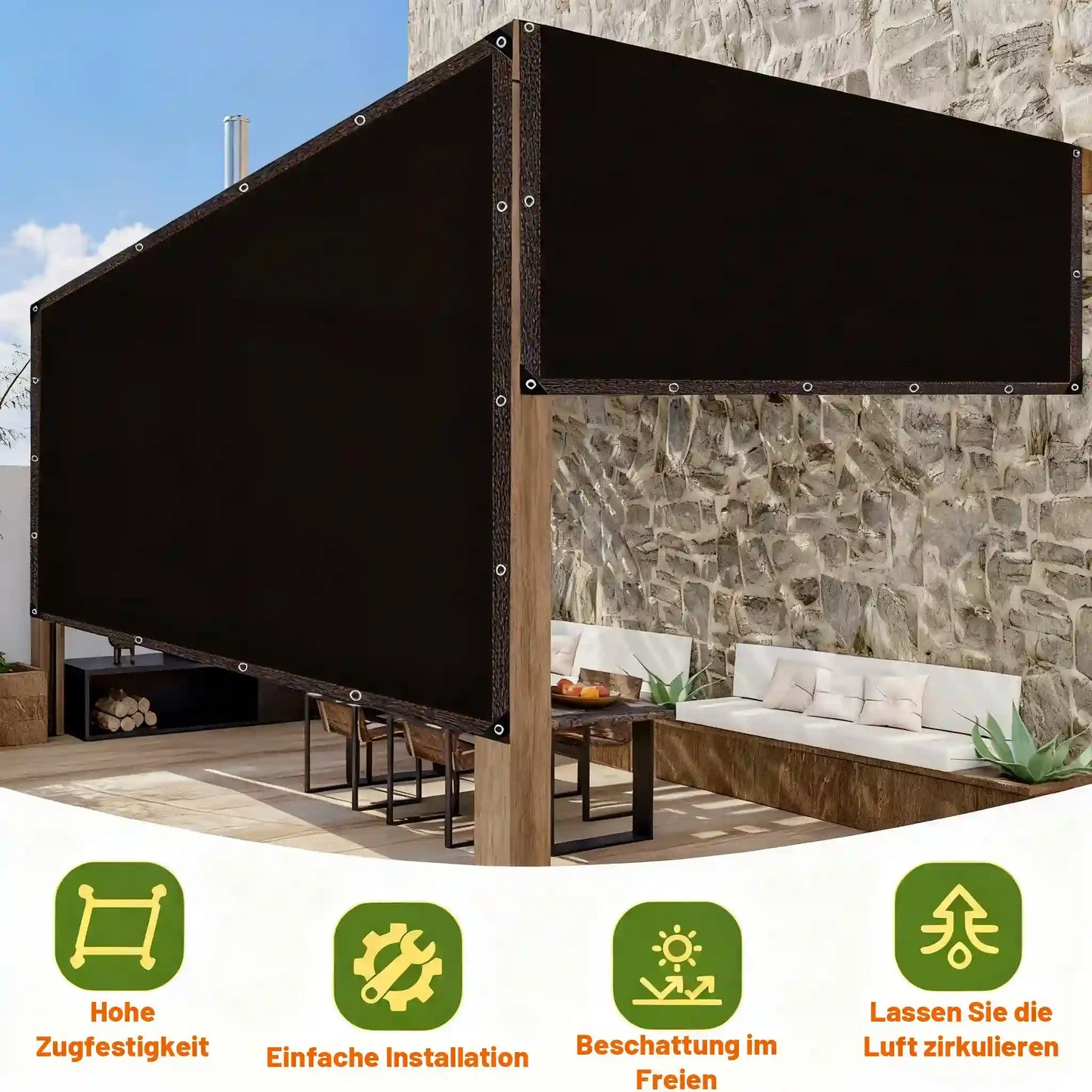 🔥LAST DAY DISCOUNT🔥 Heavy Duty Sunblock Shade Cloth
