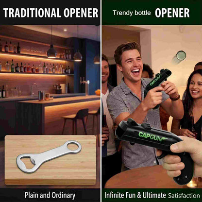 🍾🎉 Stainless Steel Spring Cap Opener – Effortless Bottle Opening Tool 💪🥤