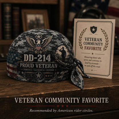 ⚡️Flash Sale 49% OFF - DD-214 Proud Veteran Riding Headwrap Cap