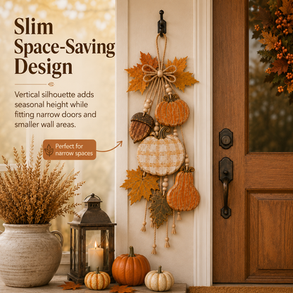 Rustic Harvest Wooden Door Hanger