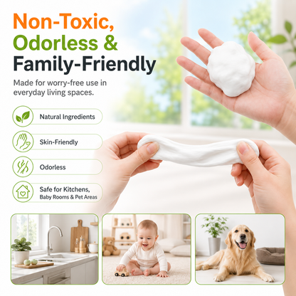 🏠 10-Pack Moldable Sealant Putty – Seal Gaps, Block Pests & Stop Drafts