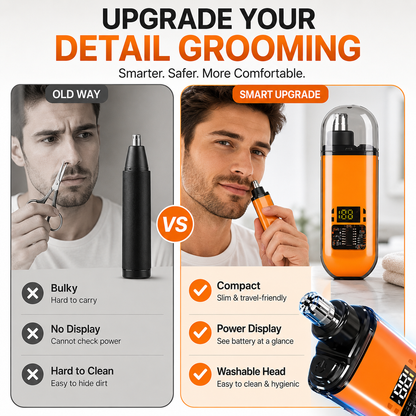 🔥Professional LED Display Nose & Ear Trimmer