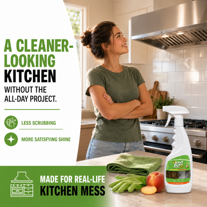 🔥  Heavy-Duty Kitchen Degreaser Spray – Cut Tough Grease Fast ✨