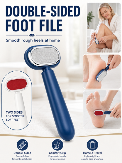 ✨ Professional Foot Callus Remover – Dual-Sided Stainless Steel Pedicure Tool for Smooth, Soft Feet