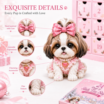 NEW ARRIVAL - 🎀24 Days of Shih Tzu Style Advent Calendar – 24 Unique Shih Tzu Collectibles 🐾