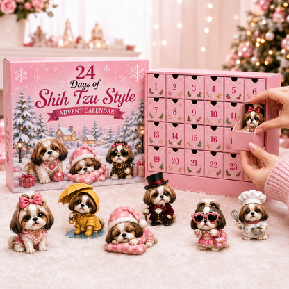 NEW ARRIVAL - 🎀24 Days of Shih Tzu Style Advent Calendar – 24 Unique Shih Tzu Collectibles 🐾