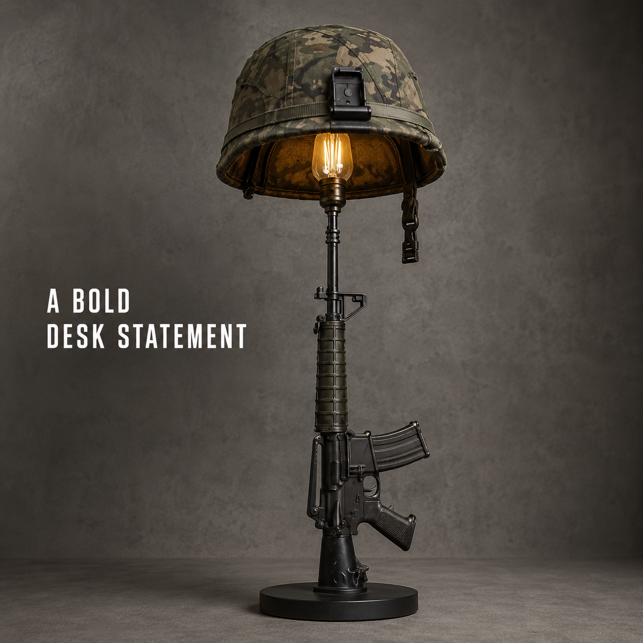 🪖 Military-Style Desk Lamp – Command Your Space