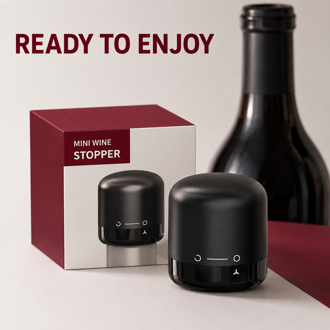 🍷 Mini Wine Stopper – Seal in Freshness