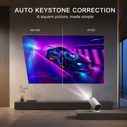📽️ Smart Projector – Big Screen, Beautifully Simple