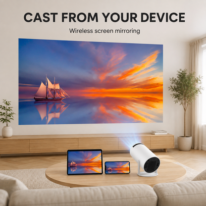 📽️ Smart Projector – Big Screen, Beautifully Simple