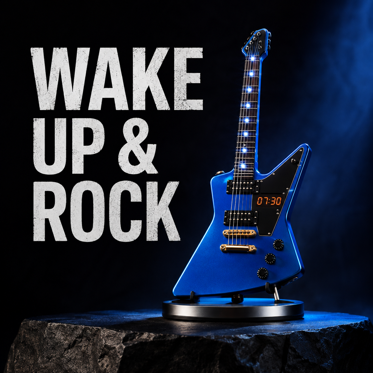 🎸 Guitar Alarm Clock – Wake Up & Rock